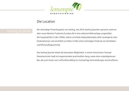 Gerling Quartier (PDF) - Köln Locations
