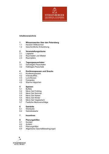 Tagungsangebot (PDF) - Köln Locations