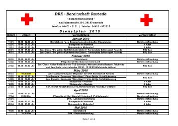 DRK - Bereitschaft Rastede - DRK Ammerland