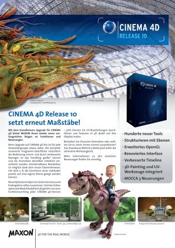 CINEMA 4D Release 10 setzt erneut Maßstäbe! - Koelncad.de