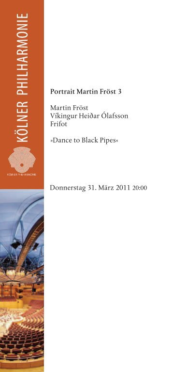 Download PDF - KÃ¶lner Philharmonie