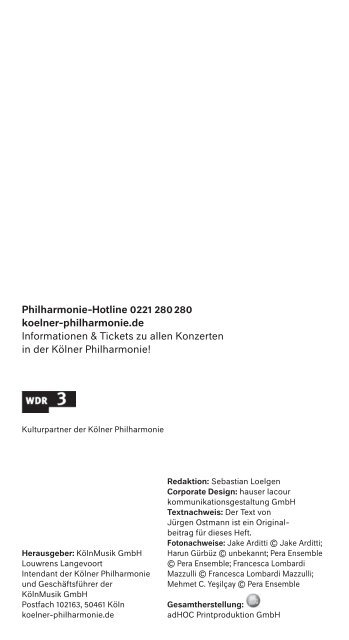 Download PDF - Kölner Philharmonie