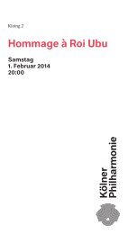 Download PDF - Kölner Philharmonie