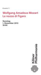 Download PDF - Kölner Philharmonie