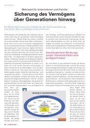 Artikel aus Business News - Ausgabe Mai/2013 - Kölner Bank eG