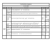 Shuttle Bus Timetable