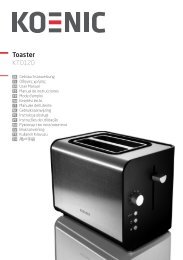Toaster KTO120 - KOENIC