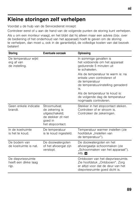 KÃ¼hl-Gefrierkombination Fridge-freezer RÃ©frigÃ©rateur ... - KOENIC