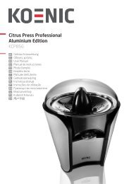 Citrus Press Professional Aluminium Edition KCP856 - KOENIC