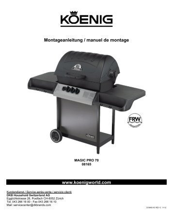 Notice de montage Magic Pro 70 (PDF 4,75 MB) - Koenig