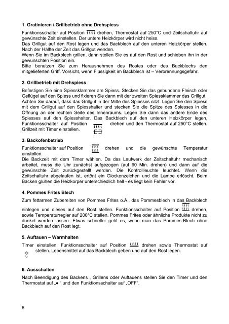 Bedienungsanleitung Mode d'emploi Istruzioni per l'uso - Koenig