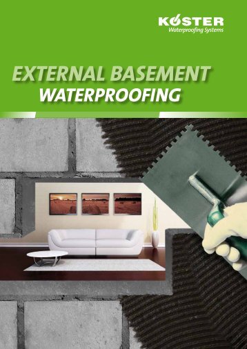 External Basement Waterproofing - Koester.eu