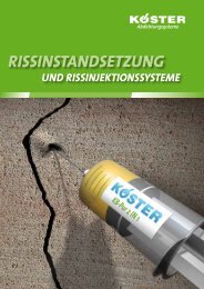 Rissinstandsetzung und Rissinjektion - Koester.eu