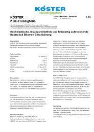 KÃSTER KBE-FlÃ¼ssigfolie - Koester.eu