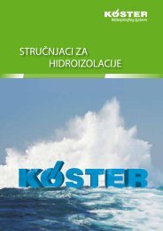 STRUÄNJACI ZA HIDROIZOLACIJE - Koester-bauchemie.com