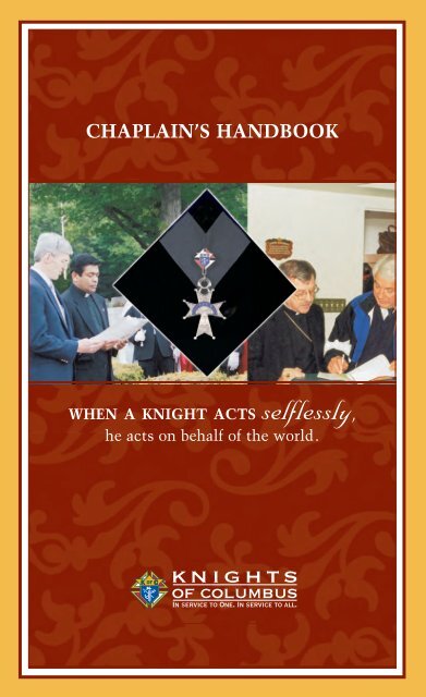Chaplain's Handbook (#945) - Knights of Columbus, Supreme Council