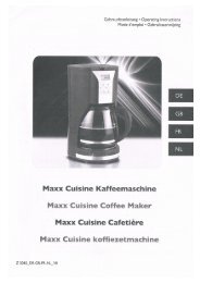 Maxx Cuisine Kaffeemaschine purple