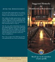 Suggested Pulpit Announcement (#10067) - Knights of Columbus ...