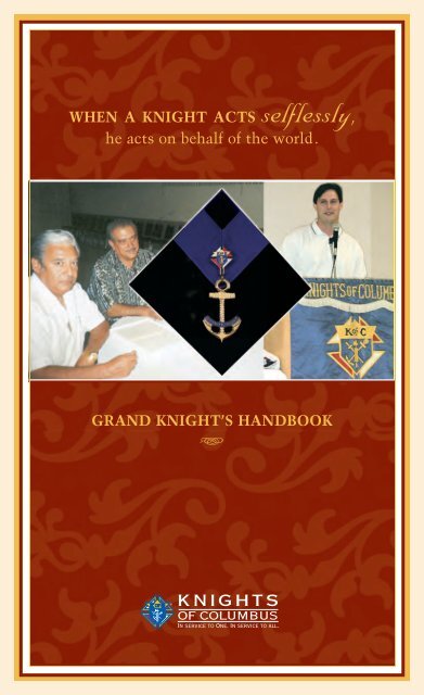 Grand Knight's Handbook - Knights of Columbus, Supreme Council