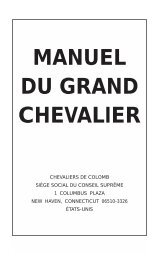 Manuel du Grand Chevalier