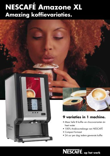 NESCAFÃ Amazone XL - Koffieautomaat.nl