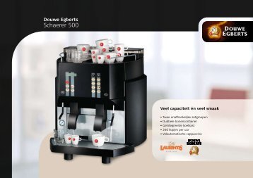 Schaerer 500 brochure - Koffieautomaat.nl