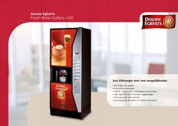 Douwe Egberts Gallery 420 brochure - Koffieautomaat.nl