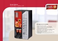 Douwe Egberts Gallery 220 brochure - Koffieautomaat.nl