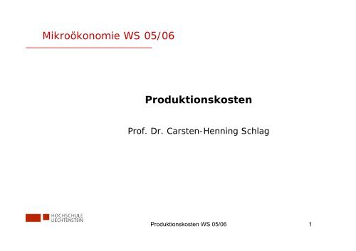 8. Produktionskosten - KOFL