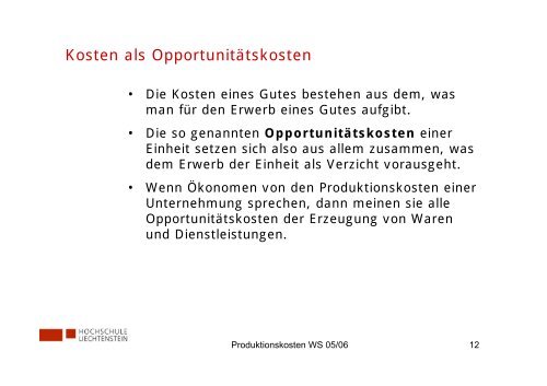 8. Produktionskosten - KOFL