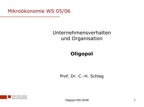 Oligopol - KOFL