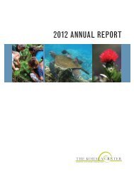 2012 ANNUAL REPORT - The Kohala Center