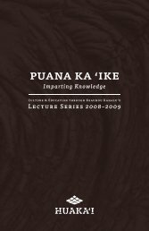 2008-2009 information booklet - The Kohala Center