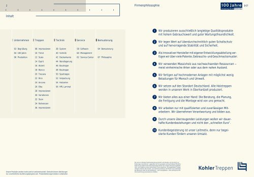 Katalog - Kohler Treppen GmbH