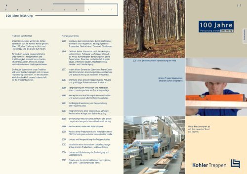 Katalog - Kohler Treppen GmbH