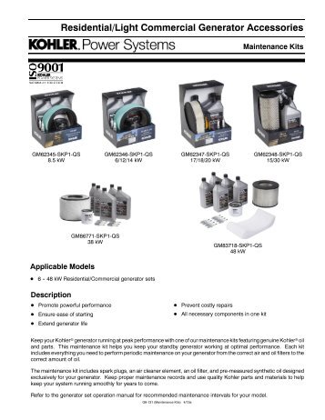 g6131.pdf - Kohler Power