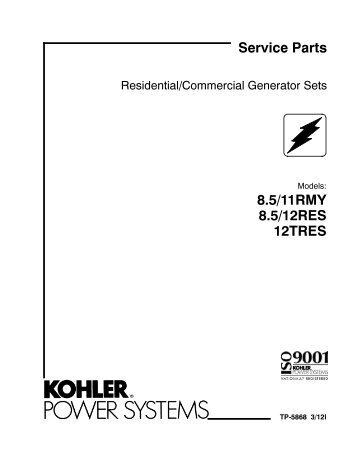 Residential/Commercial Generator Sets - Kohler Power