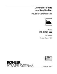 Industrial Generator Sets - Kohler Power