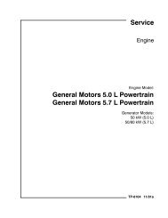 General Motors 5.0 L Powertrain General Motors 5.7 ... - Kohler Power