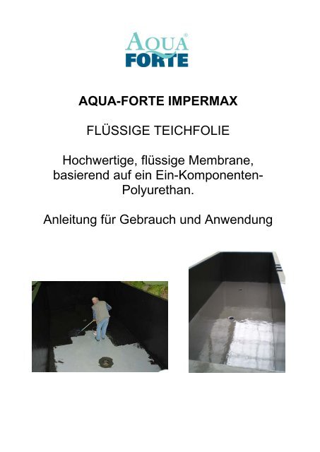 Impermax Gebrauchsanleitung - Koi