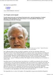 Aus Neugierde an der Jugend. Artikel als pdf - Kojala