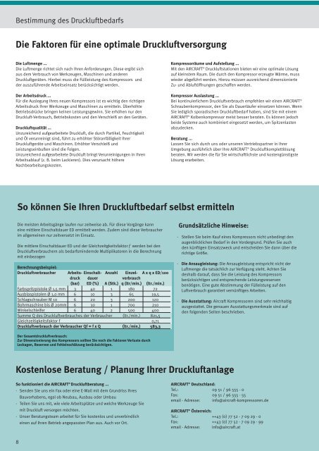 AIRCRAFTÂ® Drucklufttechnik - Kolding Maskin Center