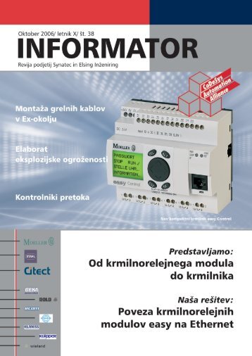 38. številka revije Informator - Kolektor Synatec