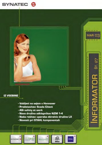 27. številka revije Informator - Kolektor Synatec