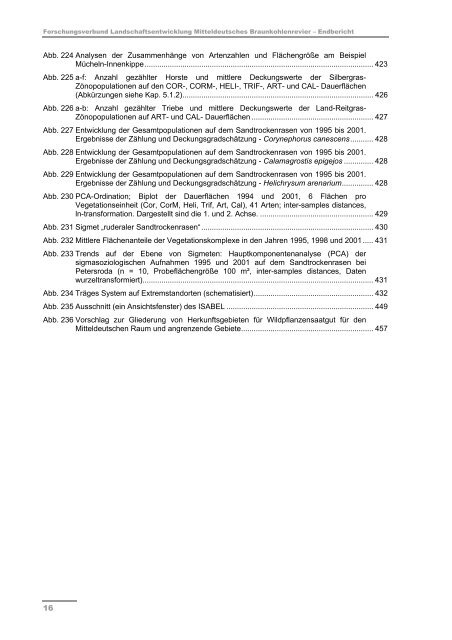 Schlussbericht Teil II - Darstellung der Projektergebnisse