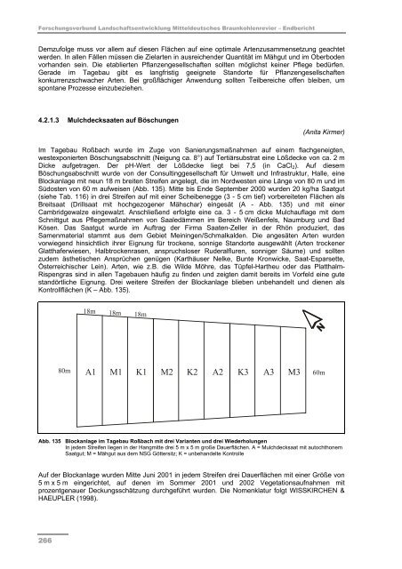 Schlussbericht Teil II - Darstellung der Projektergebnisse