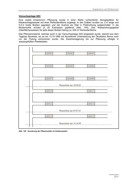 Schlussbericht Teil II - Darstellung der Projektergebnisse