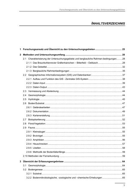 Schlussbericht Teil II - Darstellung der Projektergebnisse