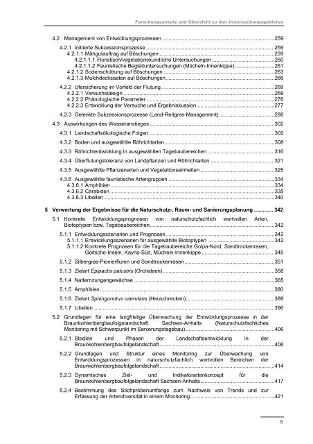 Schlussbericht Teil II - Darstellung der Projektergebnisse