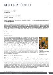 Pressebericht (PDF) - Koller Auktionen